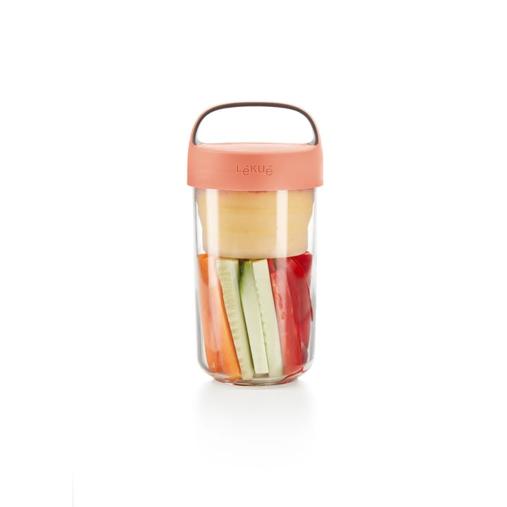 Lékué To Go beholder 0,6 L, Coral Lékué