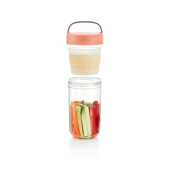Lékué To Go beholder 0,6 L, Coral Lékué
