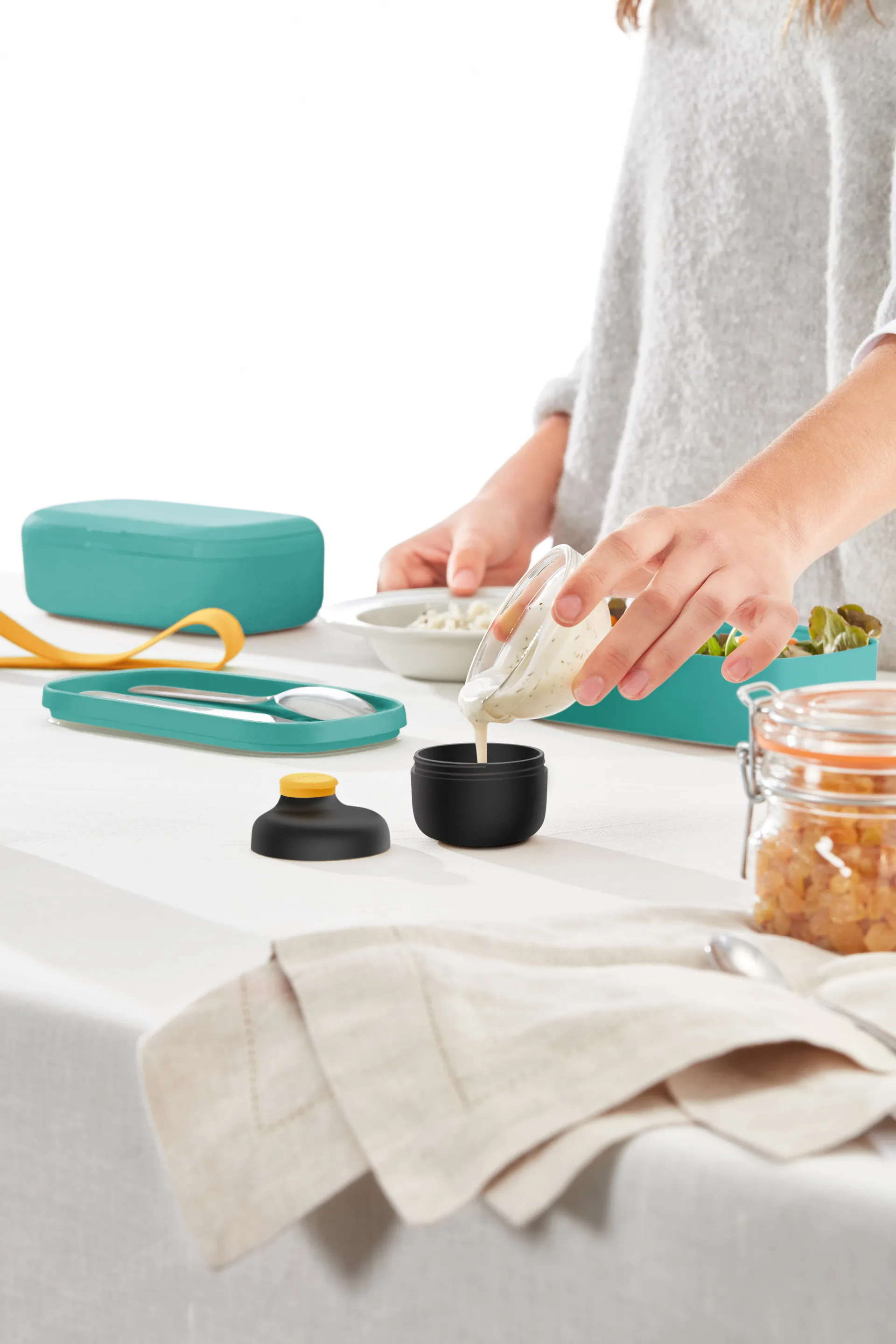 Lékué To Go saucebeholder økologisk 50 ml, Black Lékué