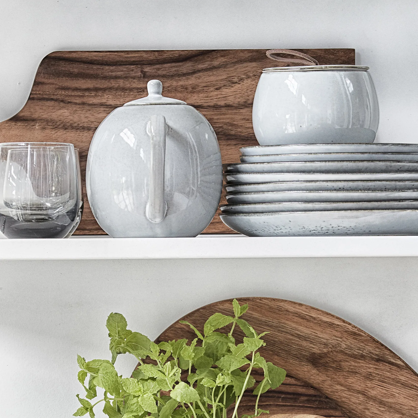 Amera opbevaringskrukke med låg, Ø13,5 cm Lene Bjerre