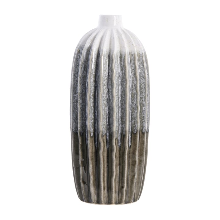 Ayla vase 14 cm, White/Green Lene Bjerre
