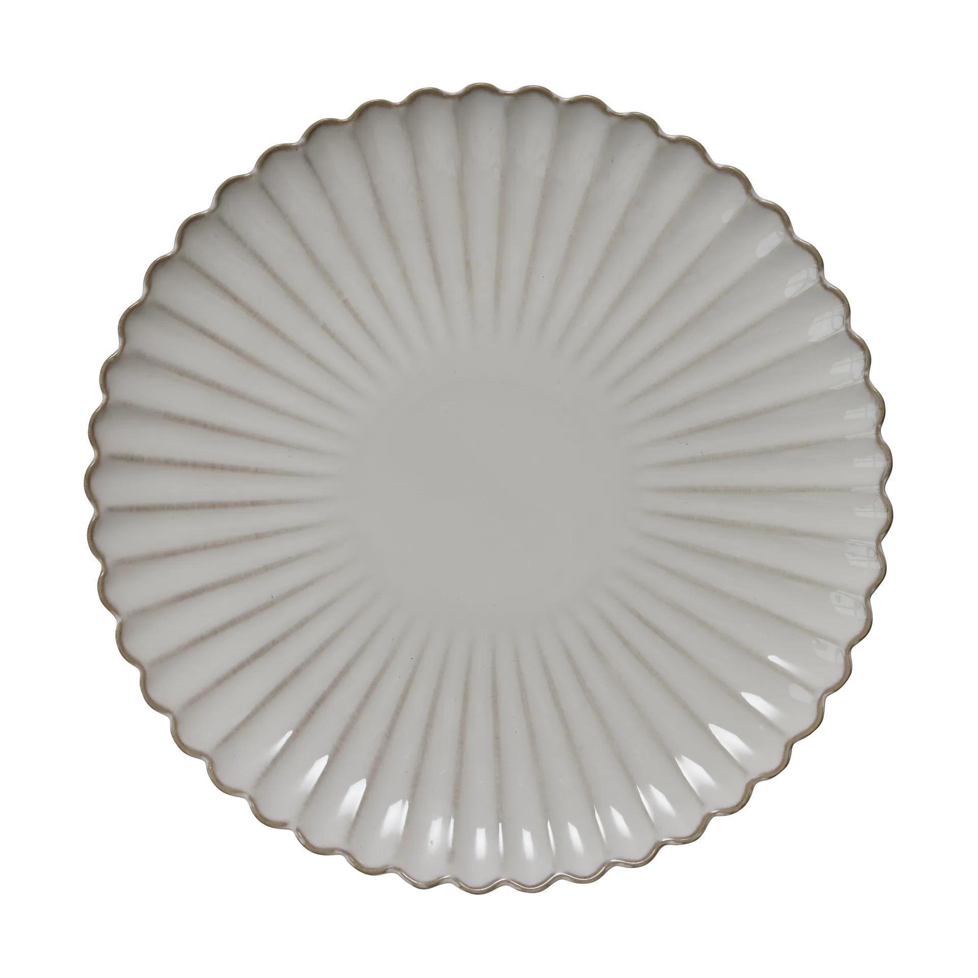Camille tallerken Ø27 cm, Off White Lene Bjerre