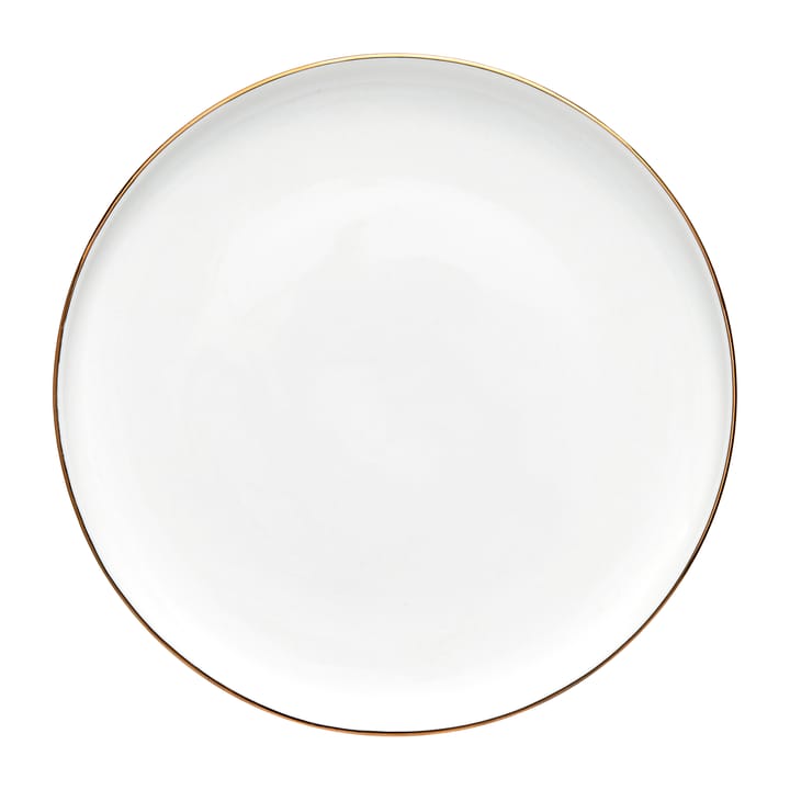 Clara tallerken Ø20 cm, White/Light gold Lene Bjerre