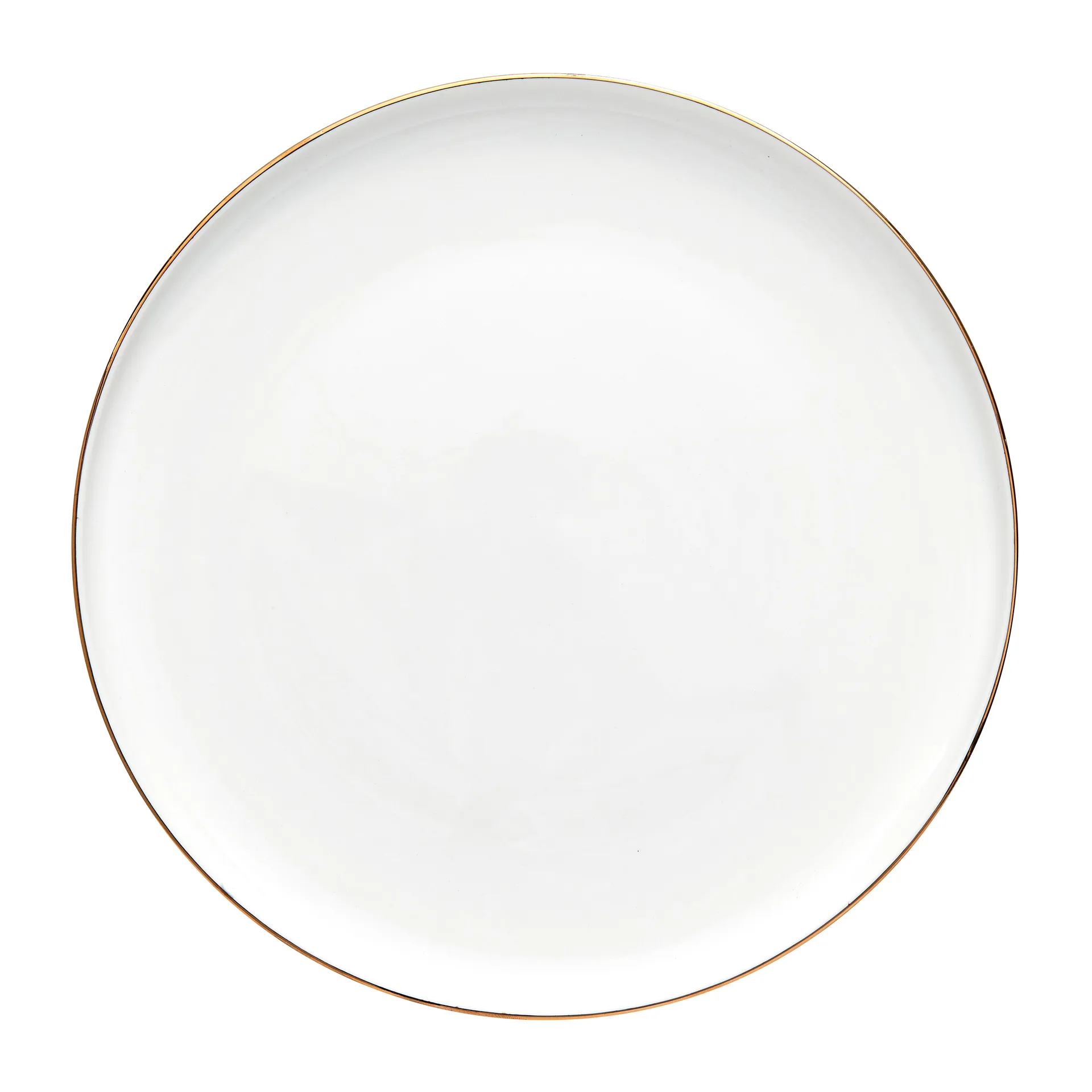 Clara tallerken Ø26 cm, White/Light gold Lene Bjerre