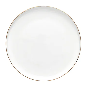 Clara tallerken Ø26 cm - White/Light gold - Lene Bjerre