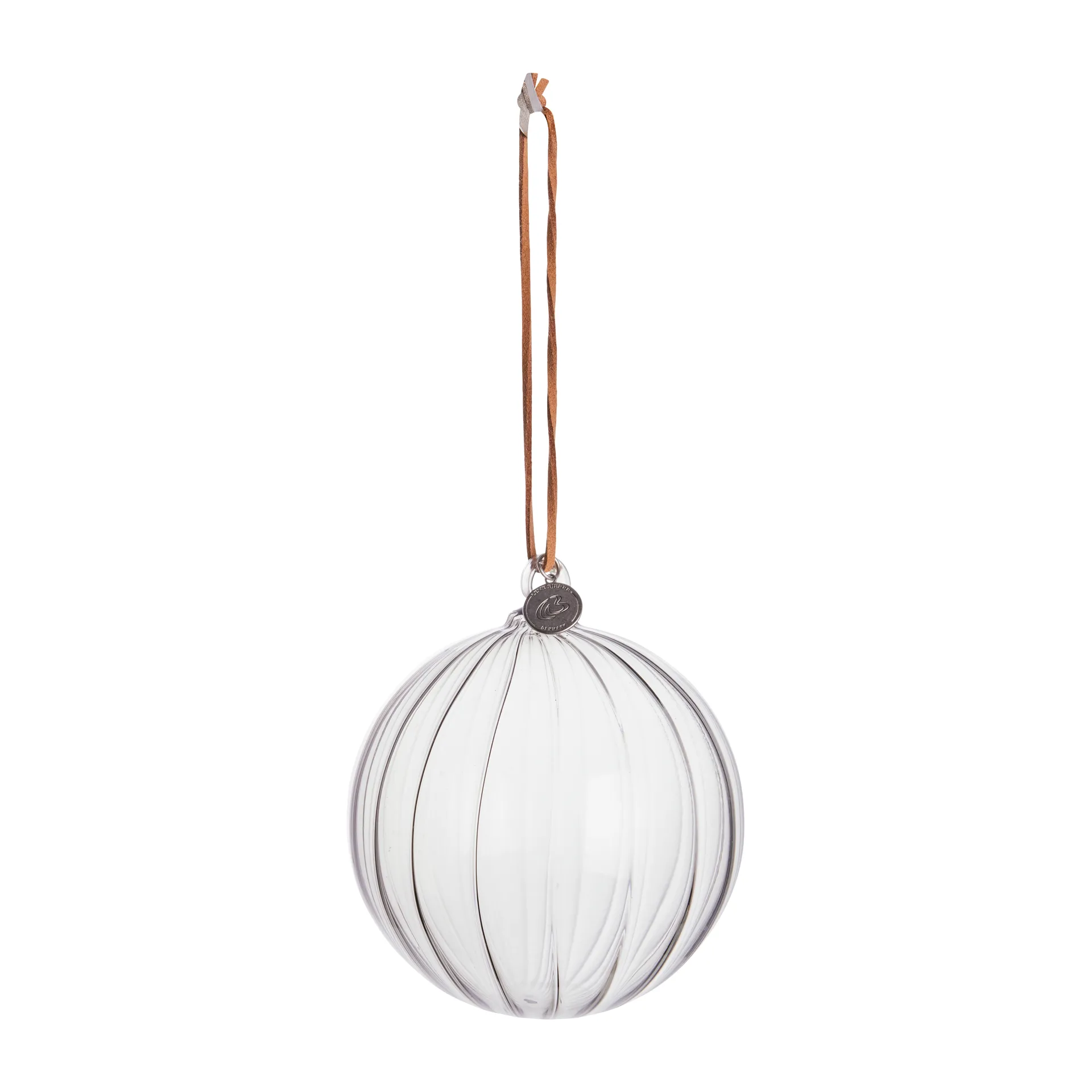 Clarisse julekugle Ø10 cm, Dark grey Lene Bjerre