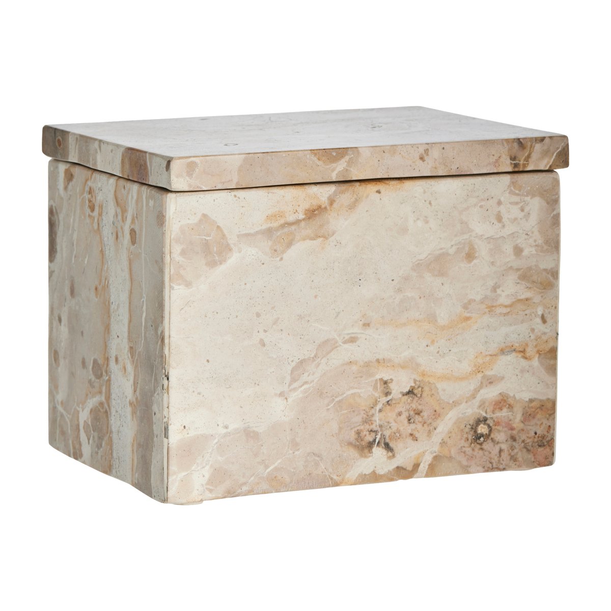 Lene Bjerre Ellia opbevaringskasse marmor 16,5×11,5 cm Linen