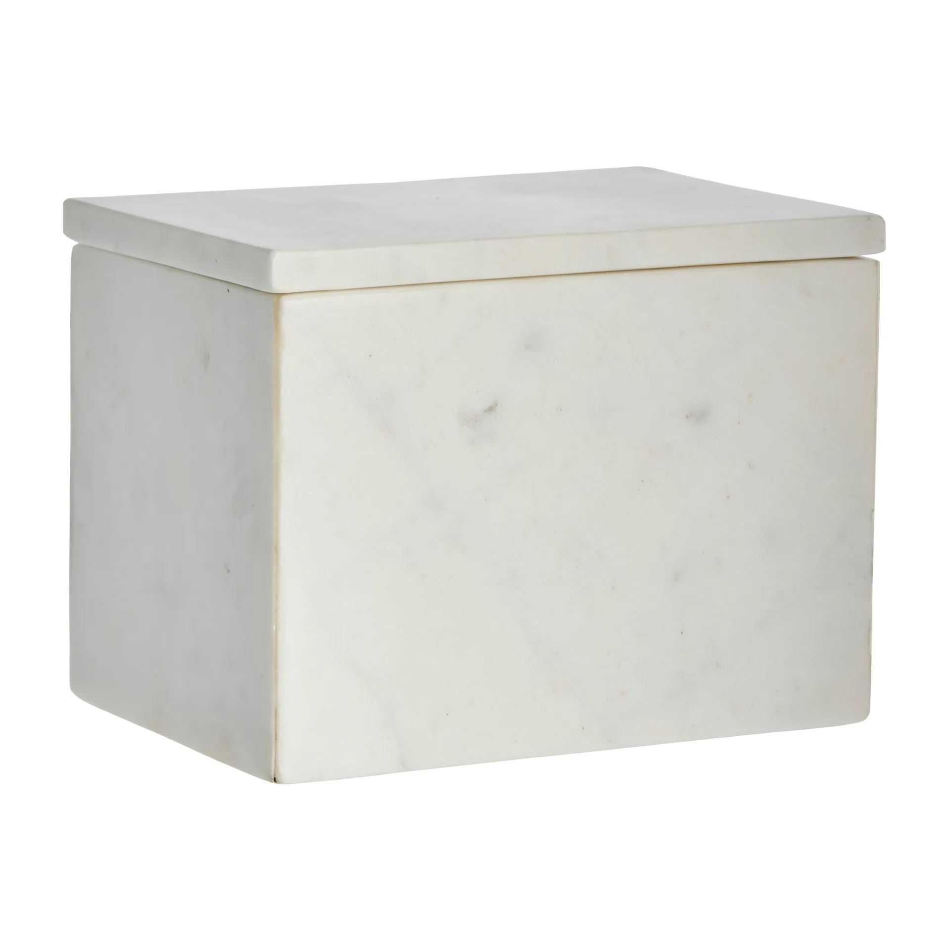 Ellia opbevaringskasse marmor 16,5x11,5 cm, White Lene Bjerre