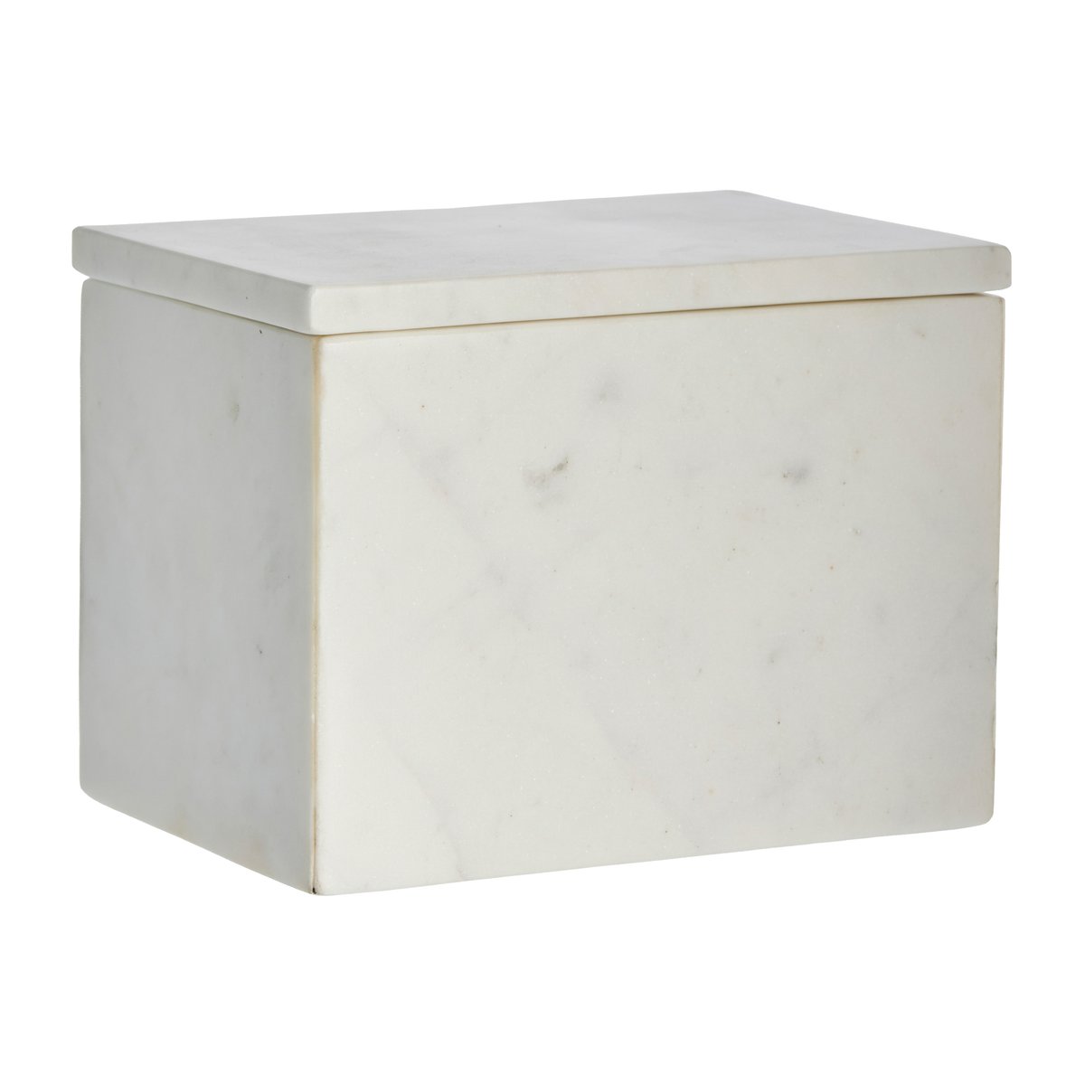 Lene Bjerre Ellia opbevaringskasse marmor 16,5×11,5 cm White
