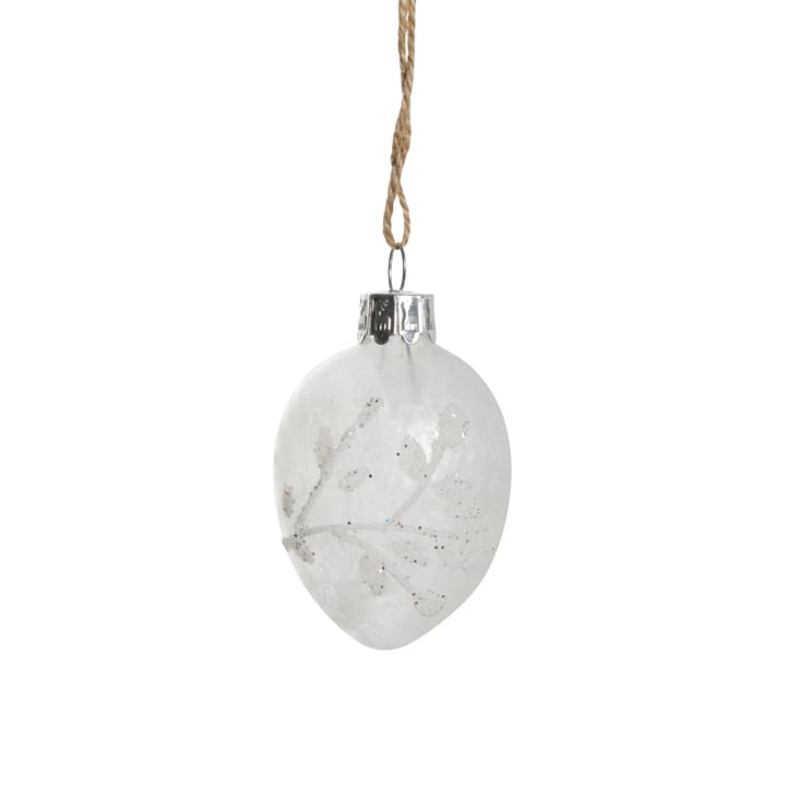 Emille påskeophæng 6 cm, White Lene Bjerre