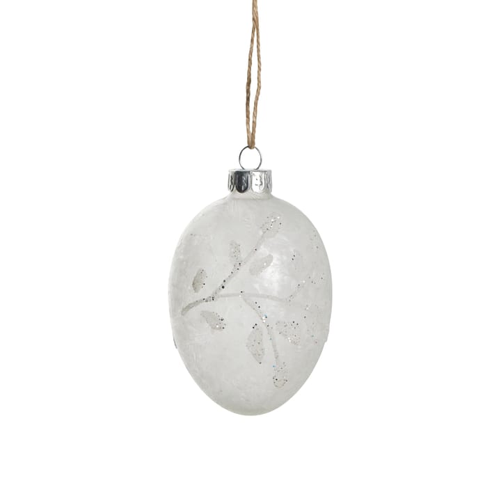 Emille påskeophæng 9 cm, White Lene Bjerre
