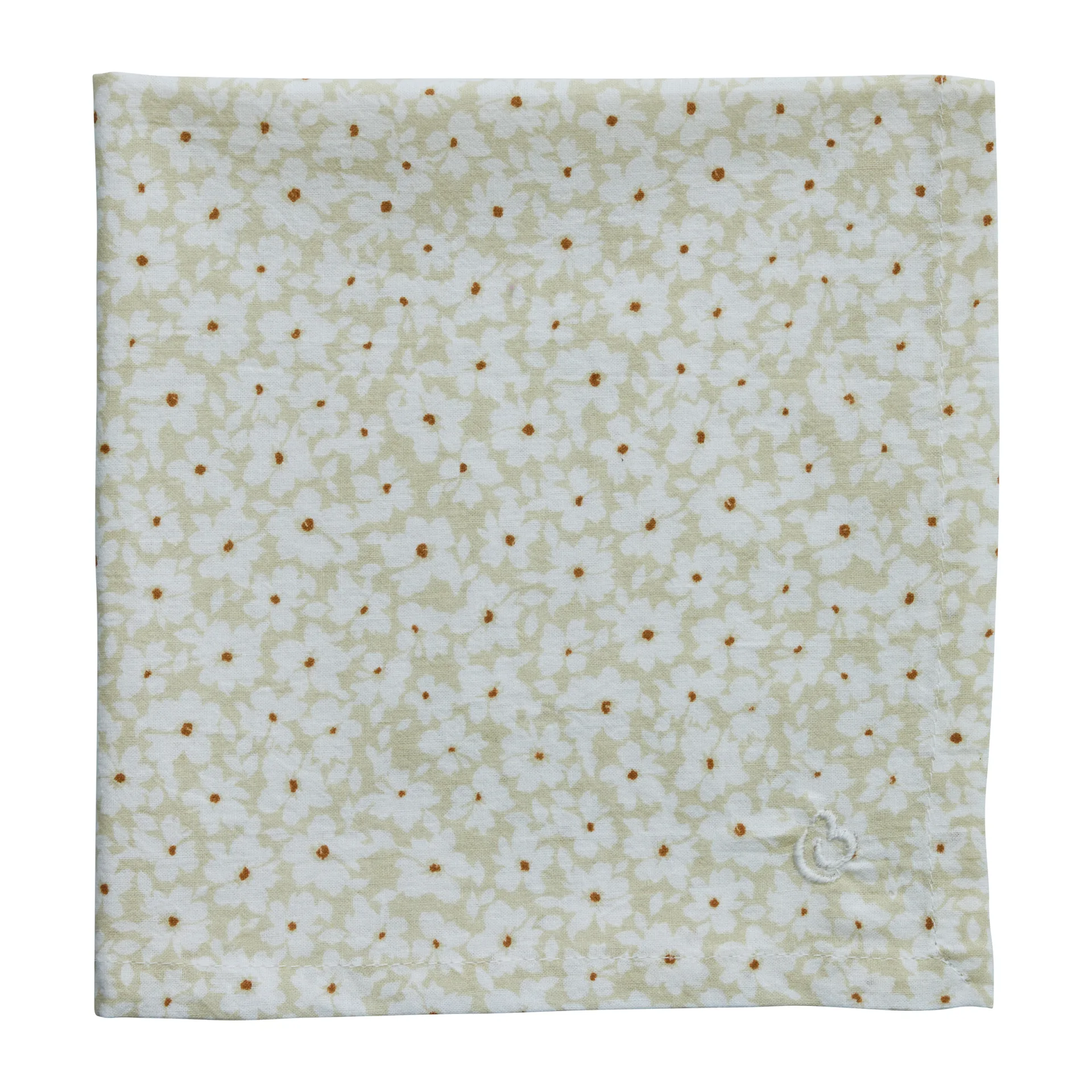 Liberte serviet 40x40 cm, Linen/White Lene Bjerre