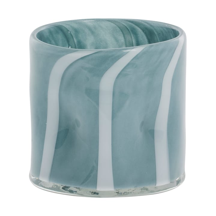 Marelle vase Ø10 cm - Light blue-white - Lene Bjerre