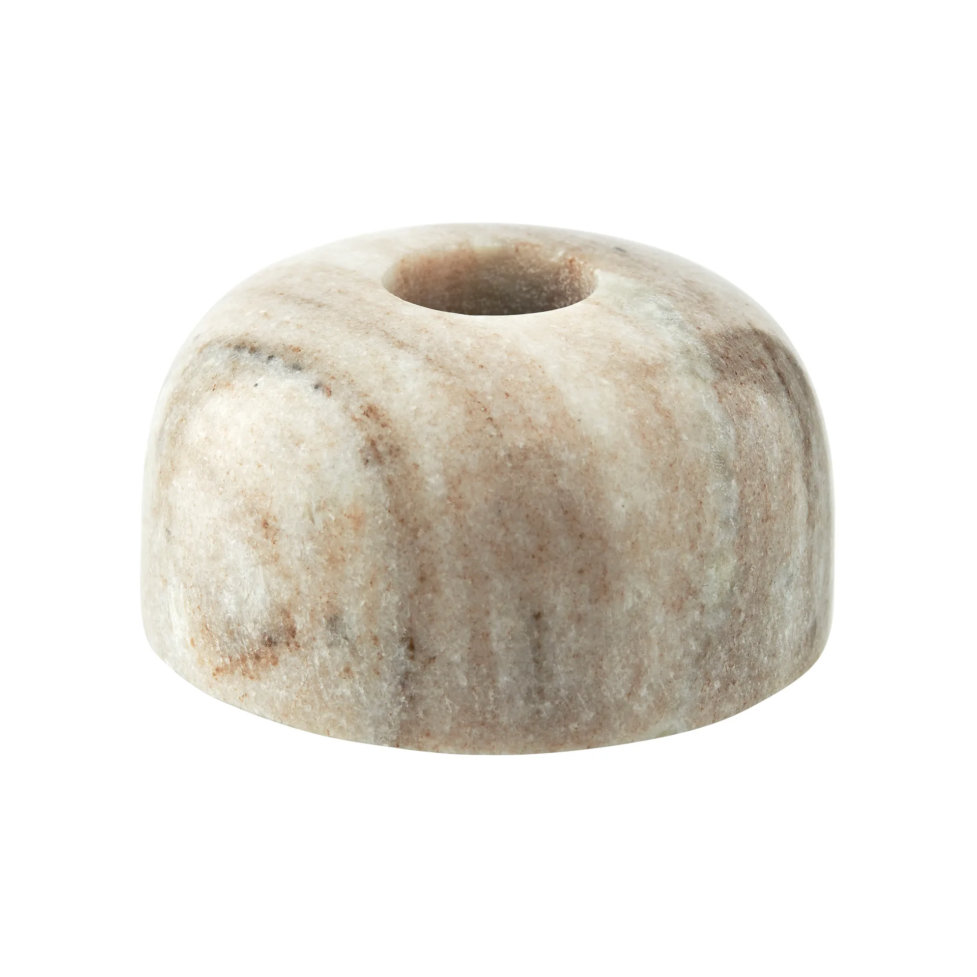 Marmilla lysestage Ø7,5 cm
, Light brown marble Lene Bjerre