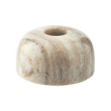 Marmilla lysestage Ø7,5 cm
 - Light brown marble - Lene Bjerre
