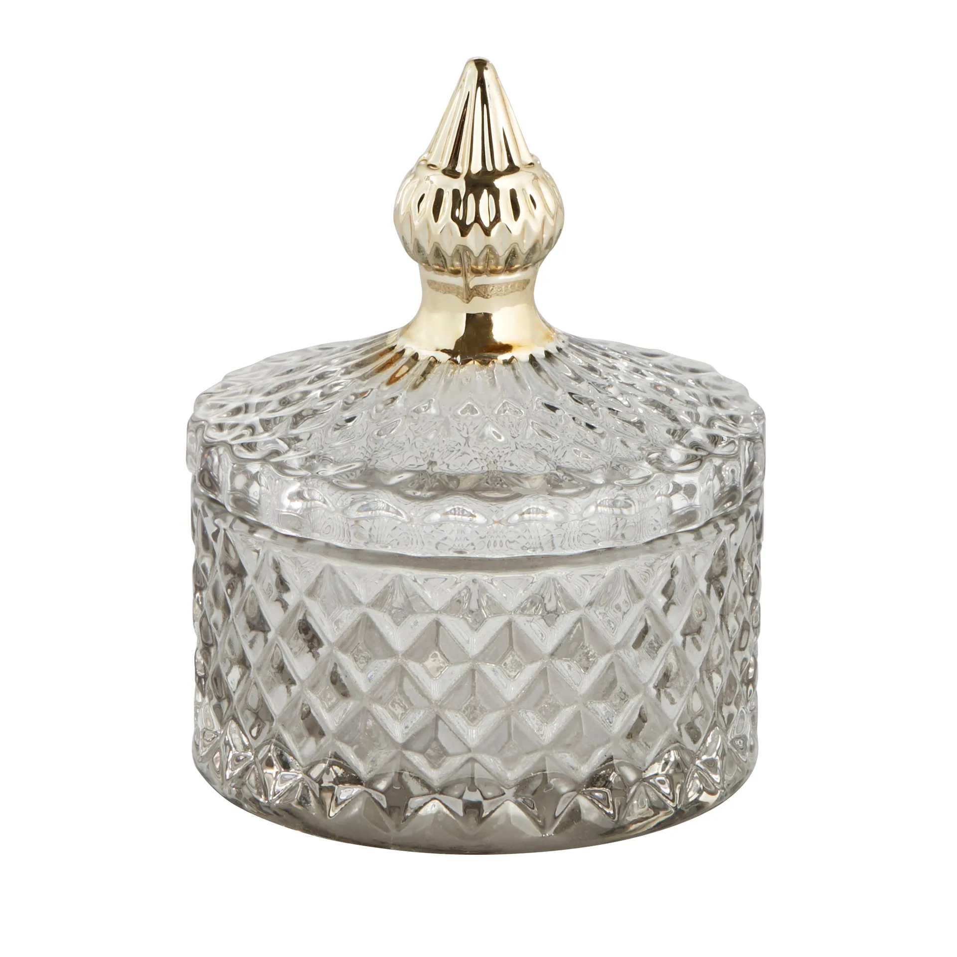 Miya opbevaringskrukke med låg Ø8,5 cm, Lysegrå Lene Bjerre