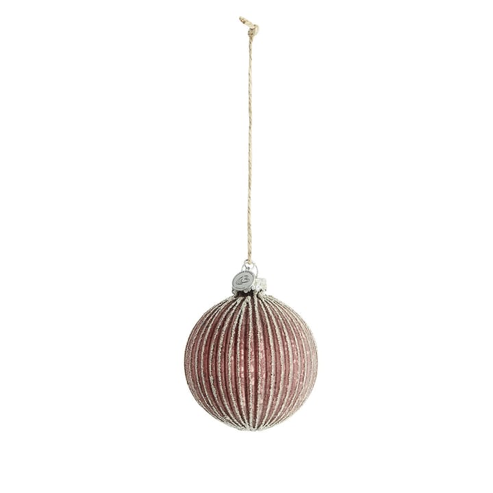 Norille julekugle Ø8 cm, Pomegranate/Light gold Lene Bjerre