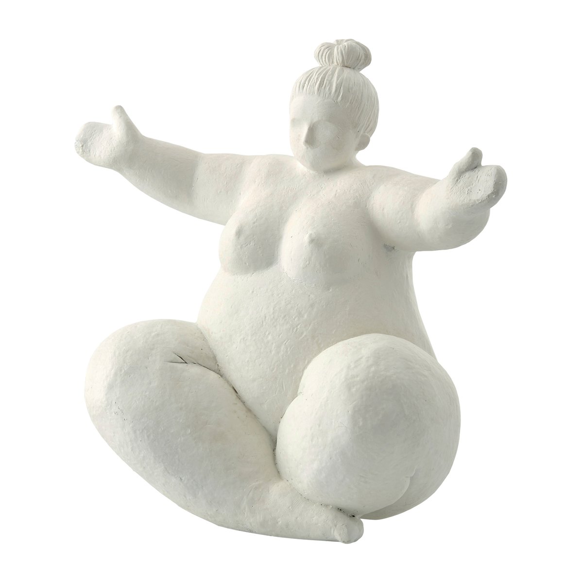 Lene Bjerre Serafina dekoration “kvinde omfavnende” 24 cm White