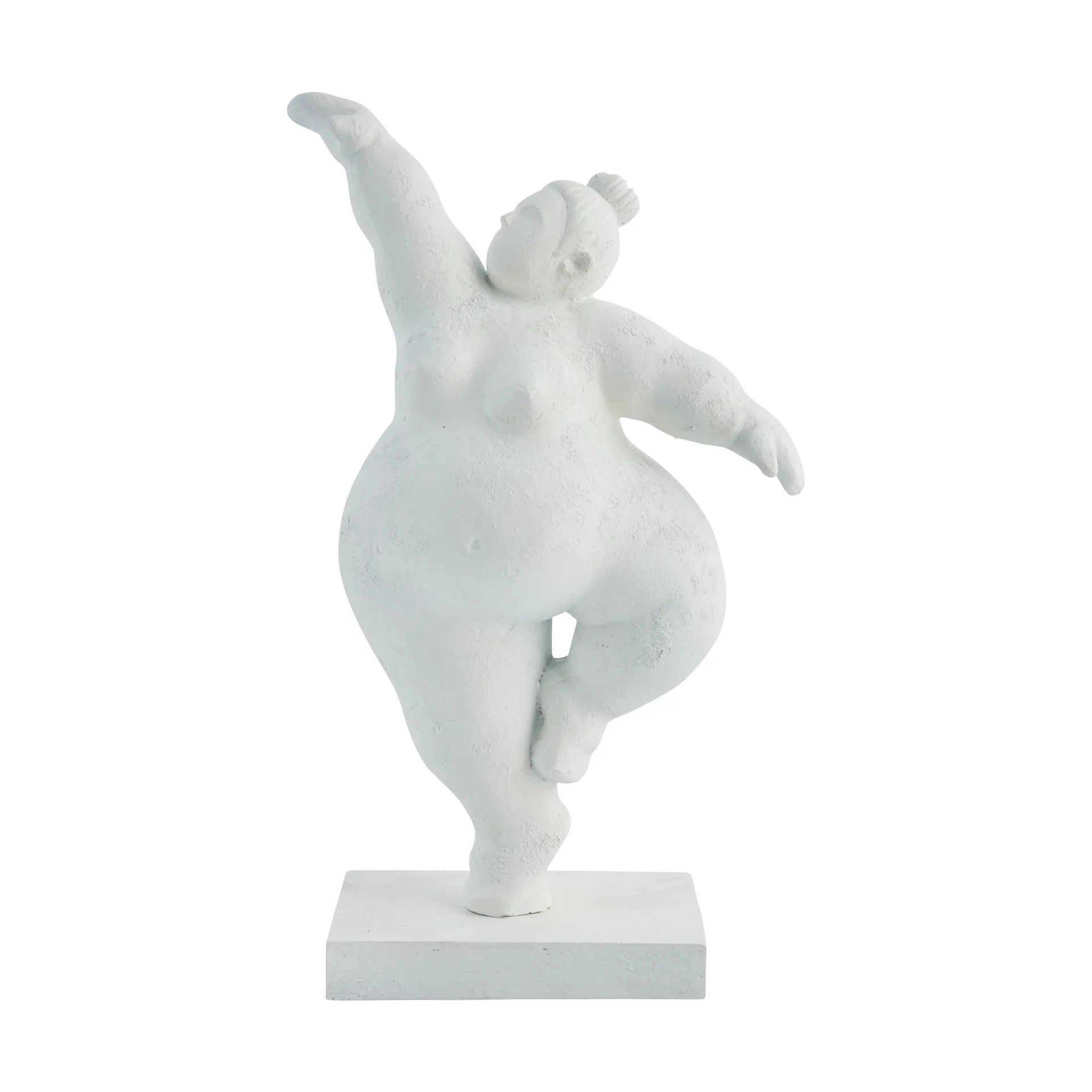 Serafina dekoration kvinde på tå 28,8 cm, White Lene Bjerre