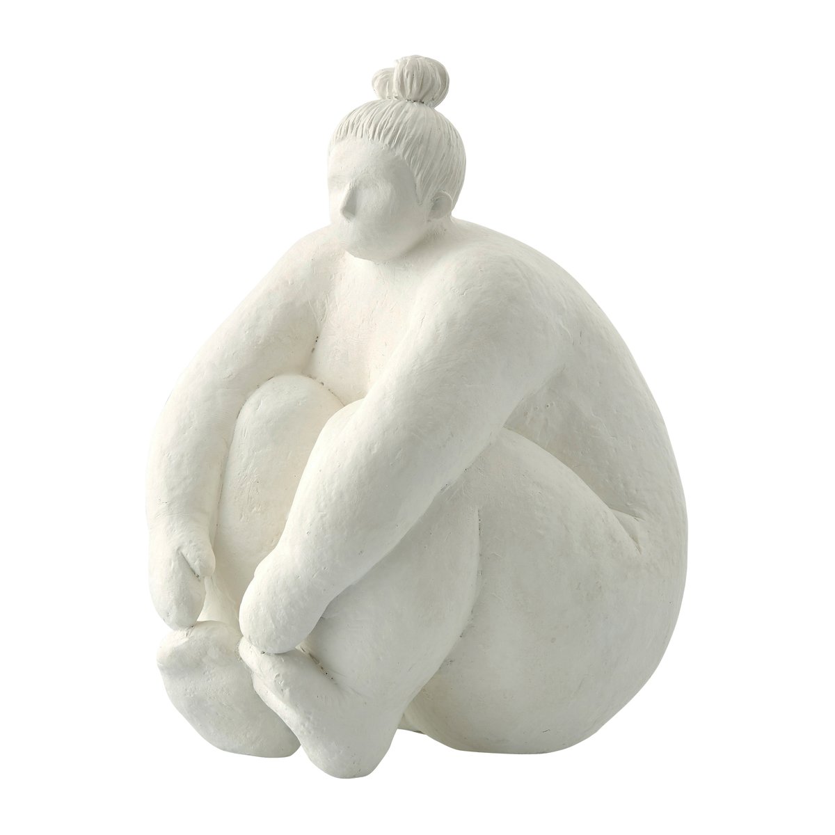 Lene Bjerre Serafina dekoration “kvinde siddende” 24 cm White
