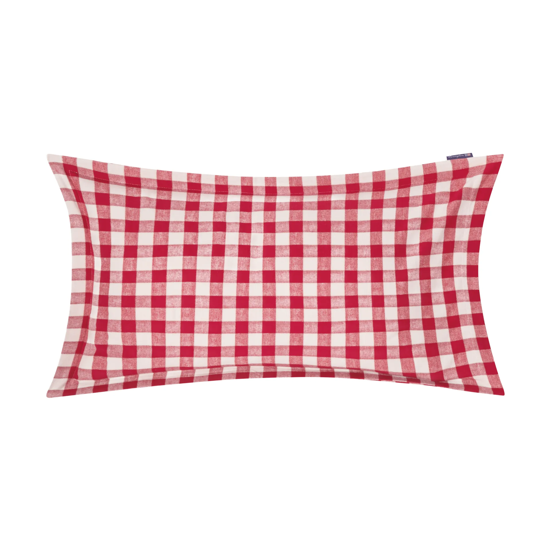 Lexington Checked Cotton Flannel pudebetræk 50x90 cm Red-light beige
