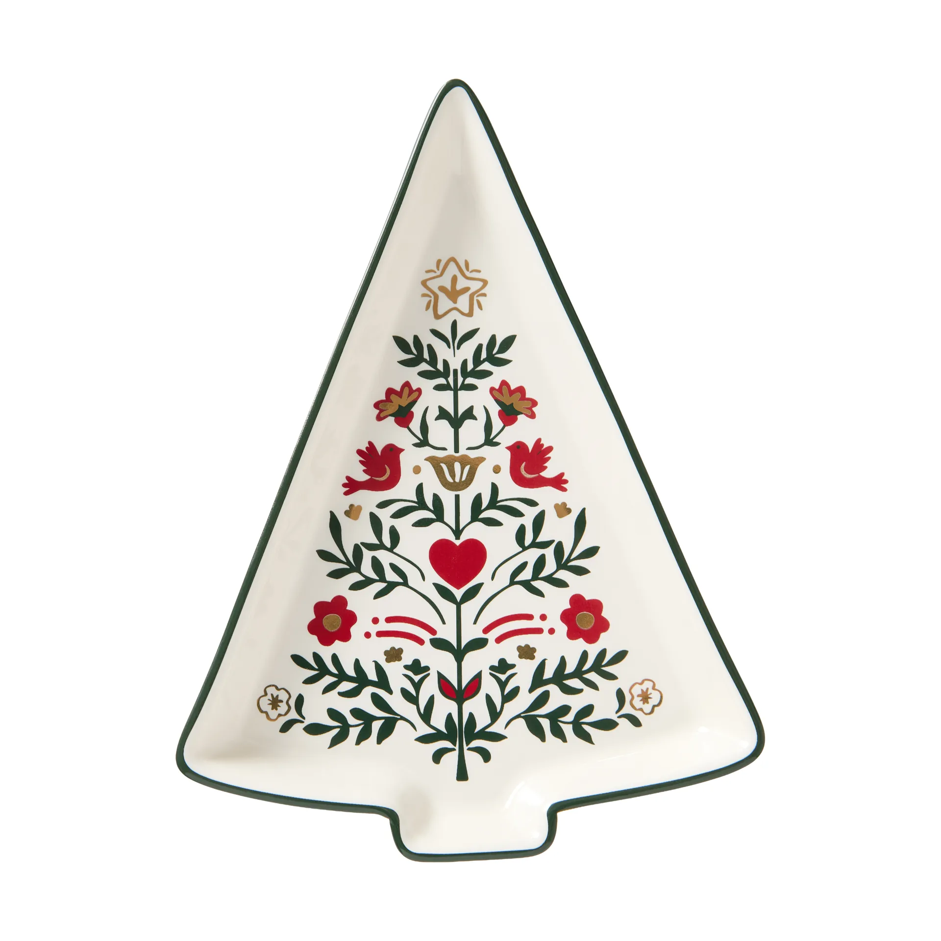 Christmas Tree serveringsfad, Multi, 15,2x11x1,6 cm Lexington