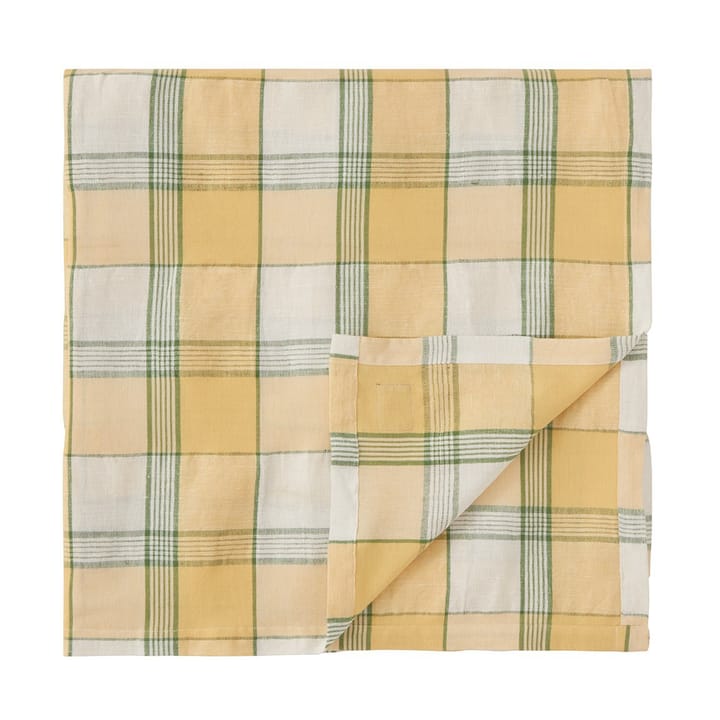 Easter Linen/Cotton borddug 150x250 cm, Yellow-green Lexington