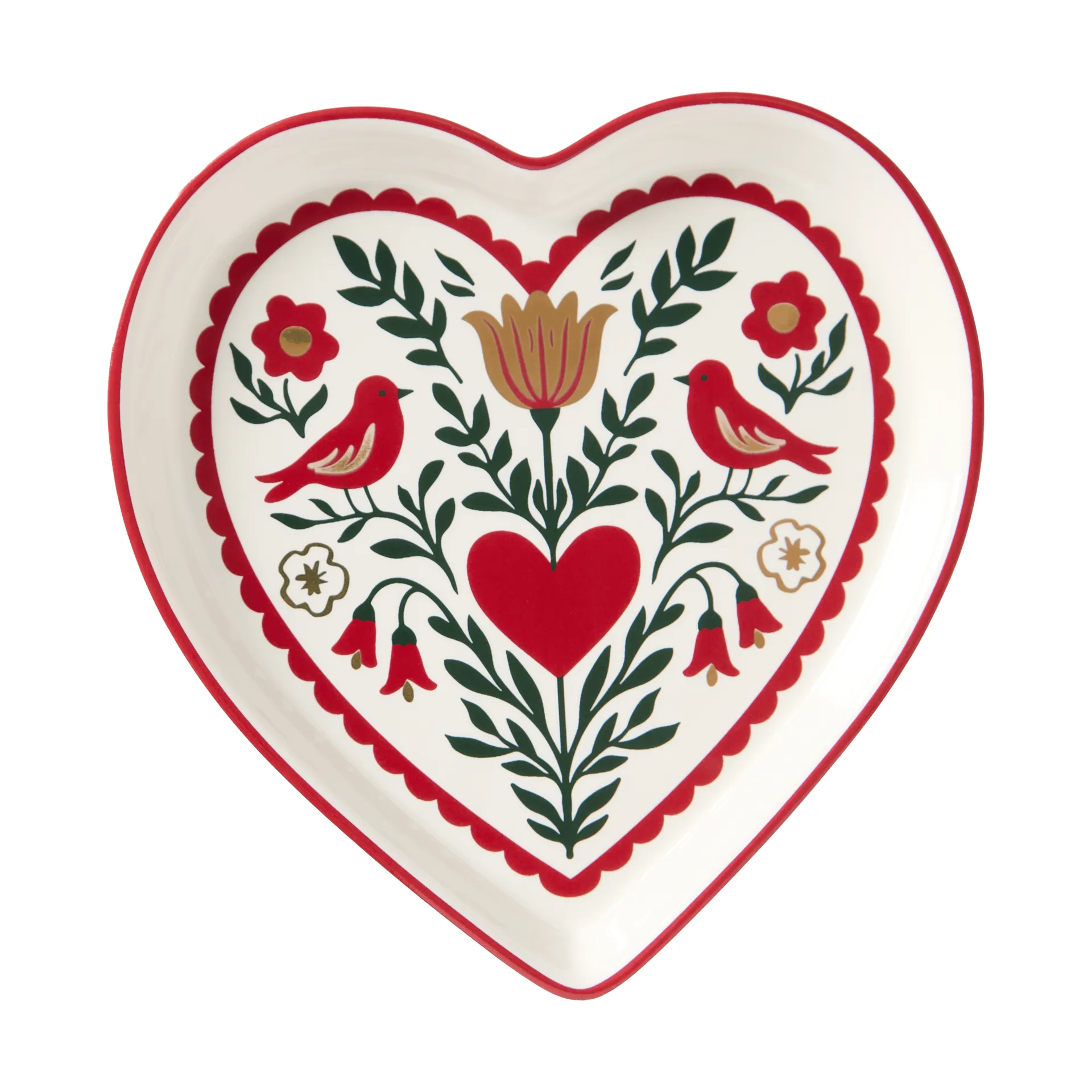 Heart serveringsfad, Multi, 13x13x1,6 cm Lexington