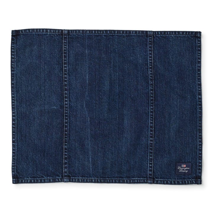 Icons Denim dækkeserviet 40x50 cm - Denim blue - Lexington