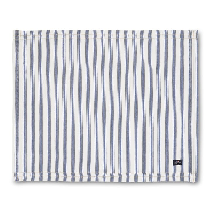 Icons Herringbone Striped dækkeserviet 40x50 cm, Blue/White Lexington