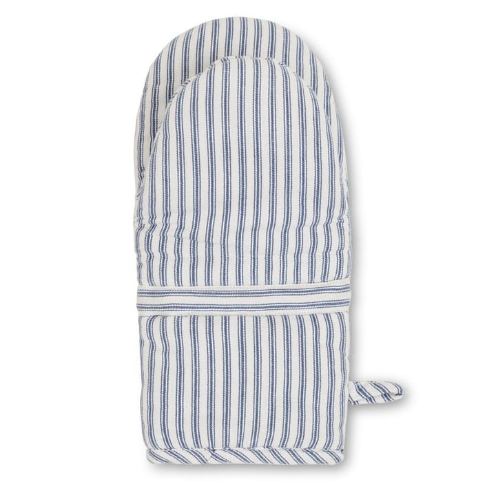 Icons Herringbone Striped grillhandske, Blue/White Lexington