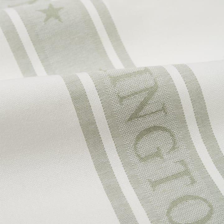 Icons Star viskestykke 50x70 cm, White/Sage green Lexington