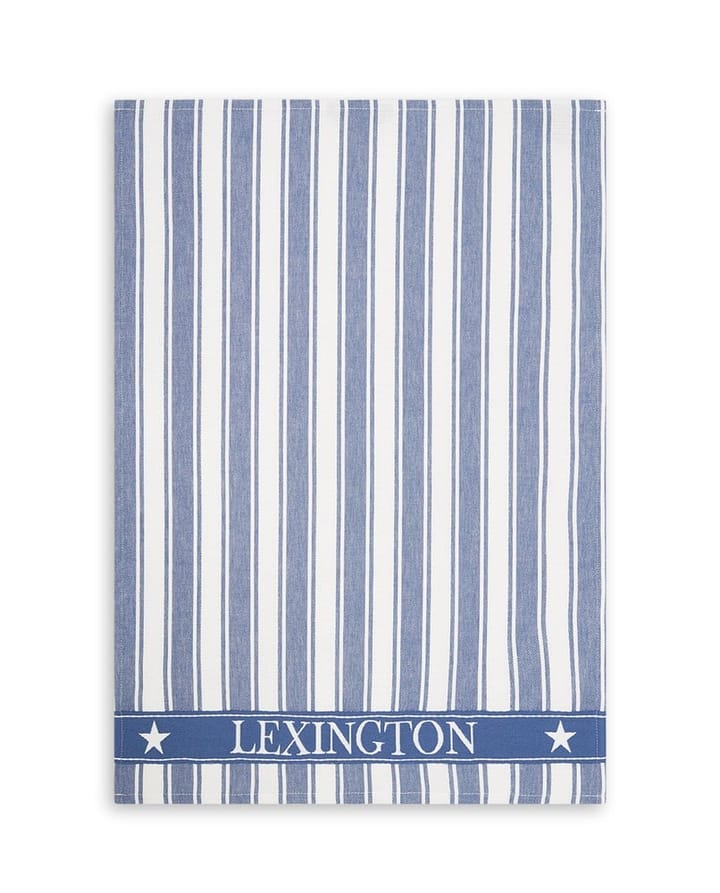 Icons Twill Waffle køkkenhåndklæde 50x70 cm - Blå - Lexington