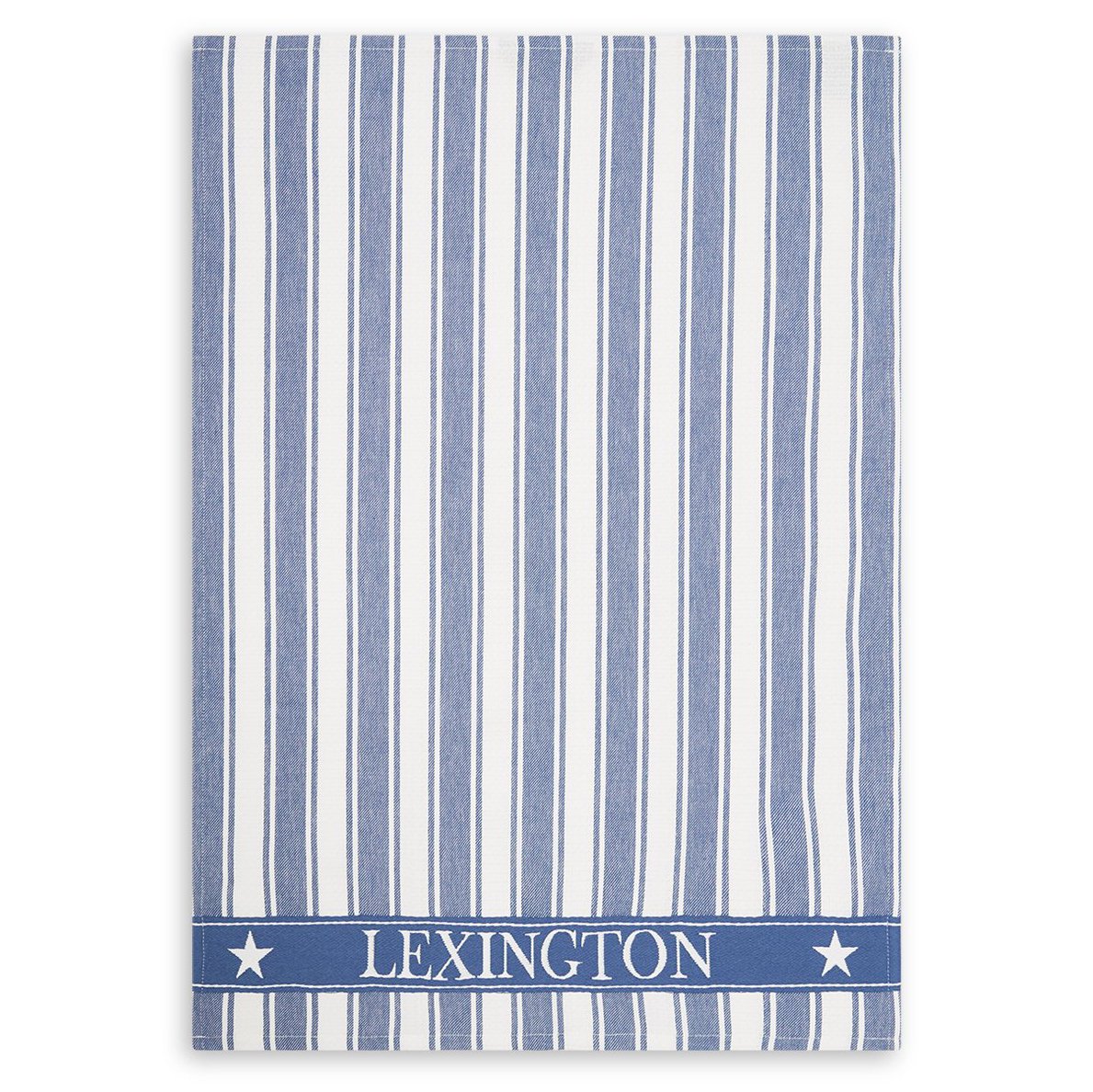 Lexington Icons Waffle Striped viskestykke 50×70 cm Blue/White