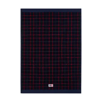 Lexington checked håndklæde 2-pak - Navy-green, 50x70 cm - Lexington