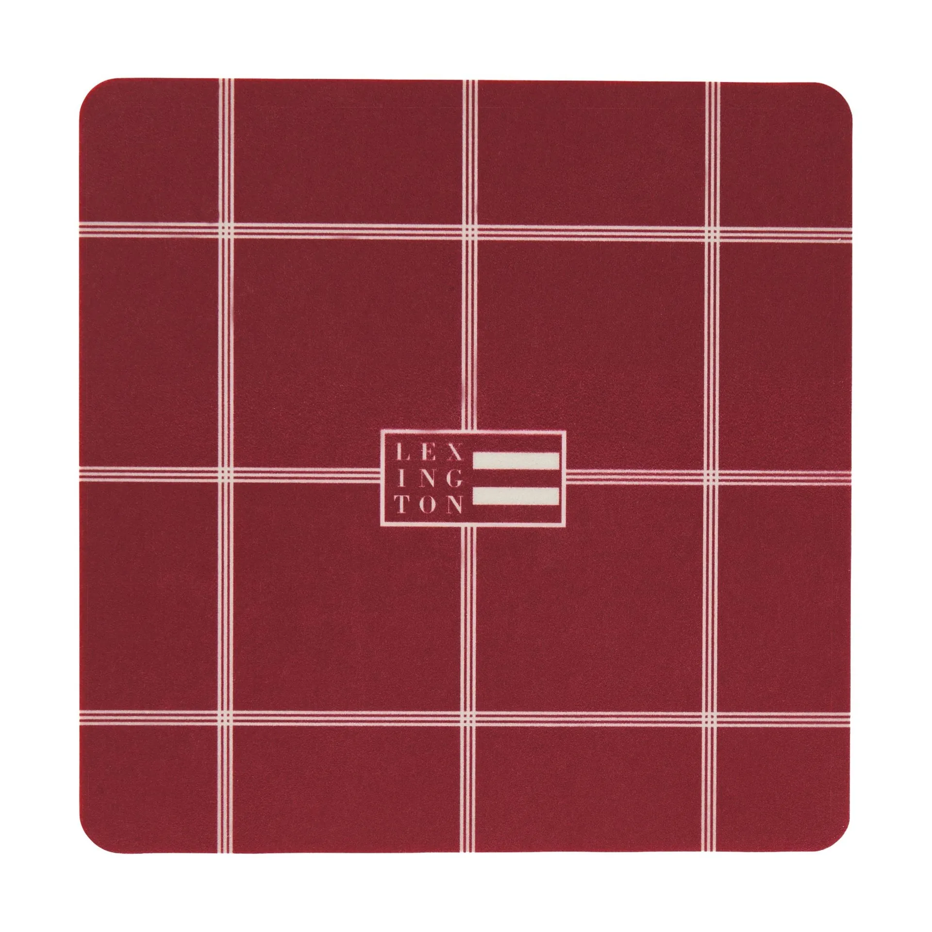 Lexington laminerede glasunderlag, Red-light beige, 9x9 cm, 4-pak Lexington