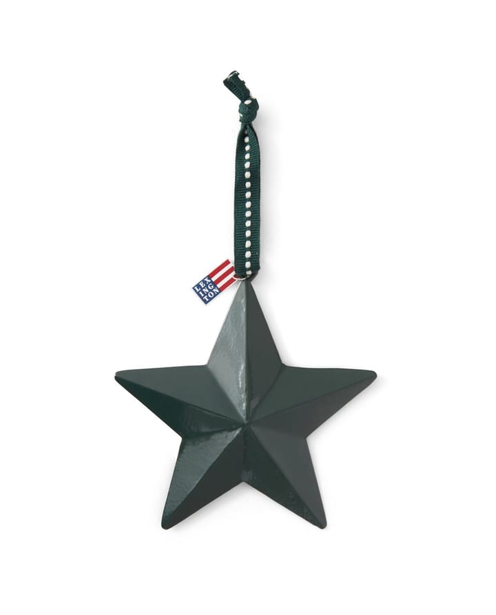 Metal Star Stjerne 12x12 cm - Grøn - Lexington