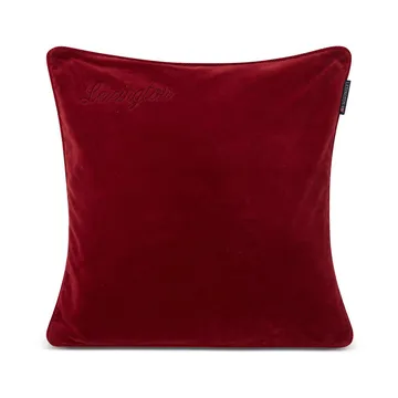 Organic Cotton Velvet pudebetræk 50x50 cm - Red - Lexington