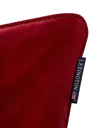 Organic Cotton Velvet pudebetræk 50x50 cm - Red - Lexington