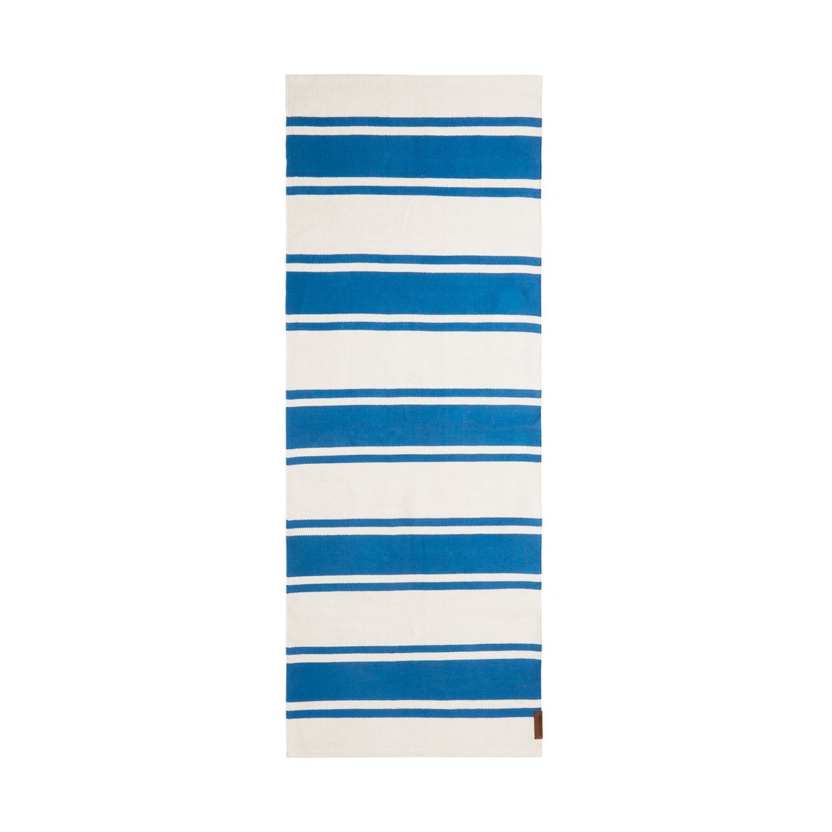 Lexington Organic Striped Cotton gangtæppe 70×130 cm Blue-white