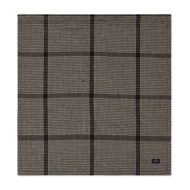 Pepita Check Cotton Linen borddug 50x50 cm - Dark gray/Beige - Lexington