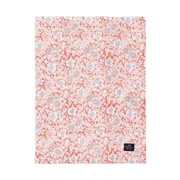 Printed Flowers Recycled Cotton borddug 150x350 cm - Coral - Lexington