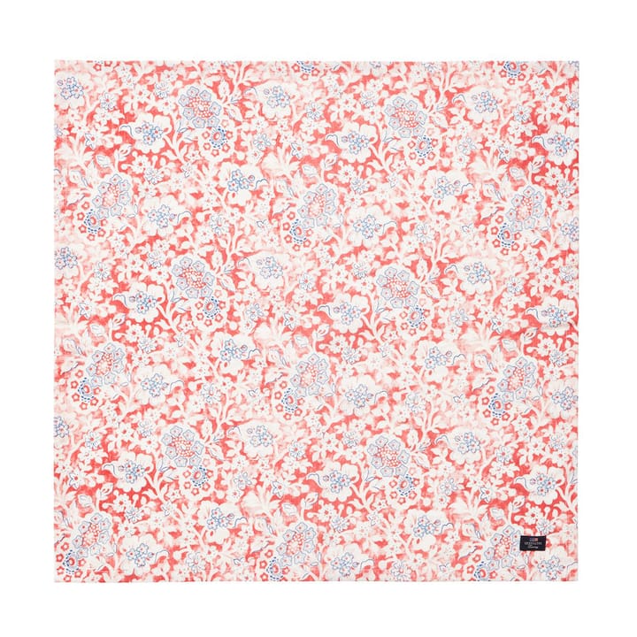 Printed Flowers Recycled Cotton stofserviet 50x50 cm, Koral Lexington