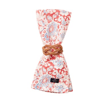 Printed Flowers Recycled Cotton stofserviet 50x50 cm - Koral - Lexington