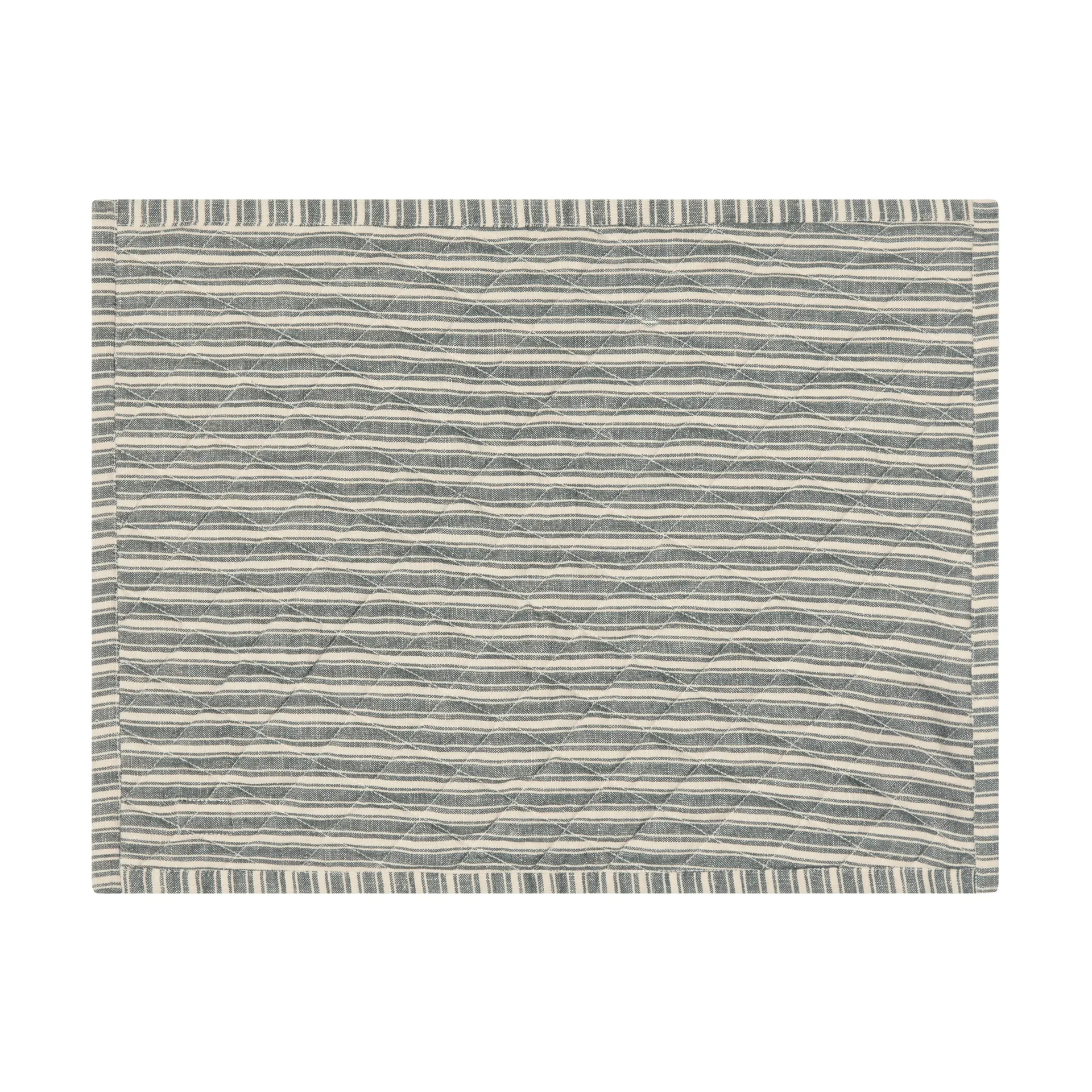 Quiltet dobbeltsidet bordskåner, Green-Light beige-red, 35x45 cm Lexington