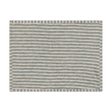 Quiltet dobbeltsidet bordskåner - Green-Light beige-red, 35x45 cm - Lexington