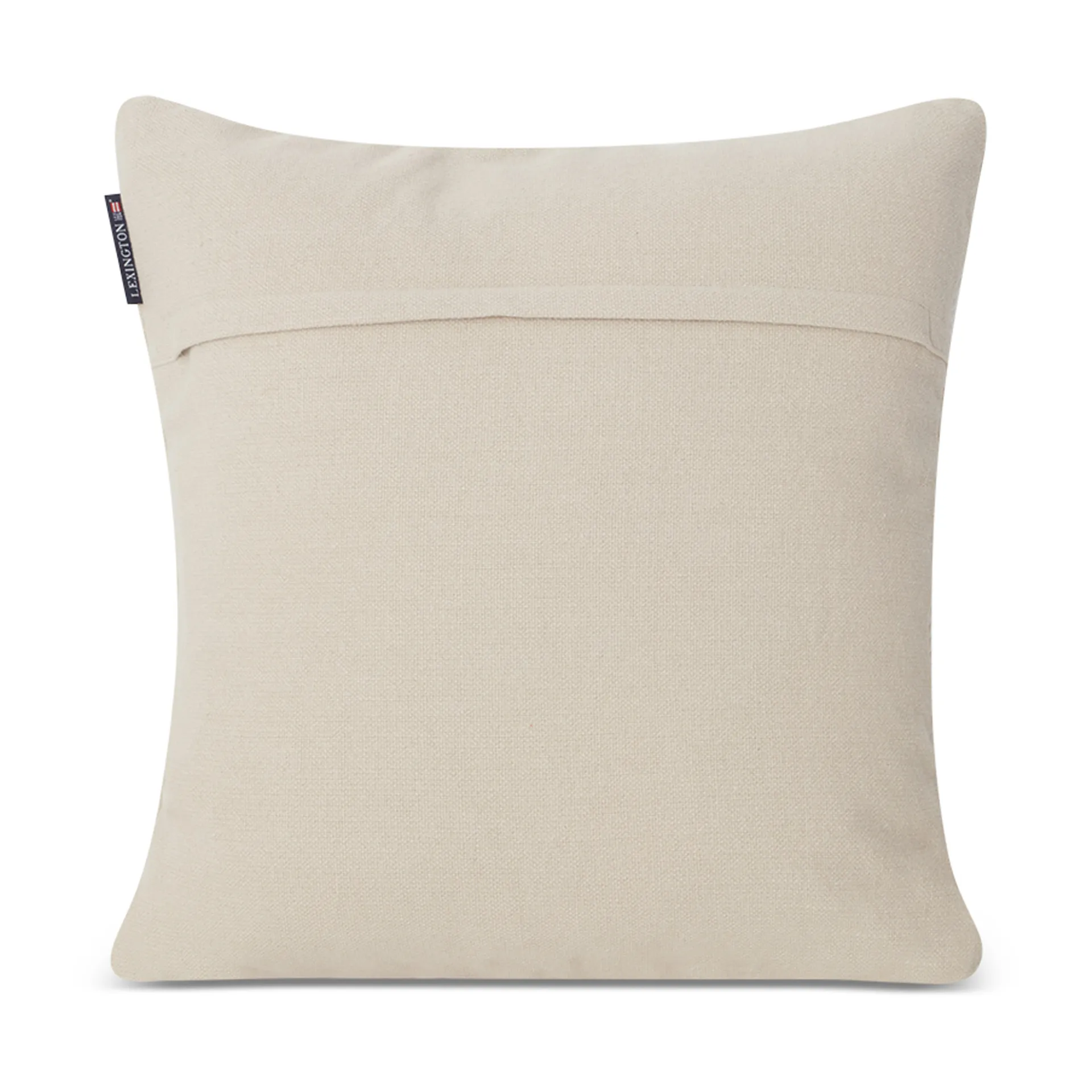 Rope Deco Canvas pudebetræk 50x50 cm, Lysbeige/Hvid Lexington