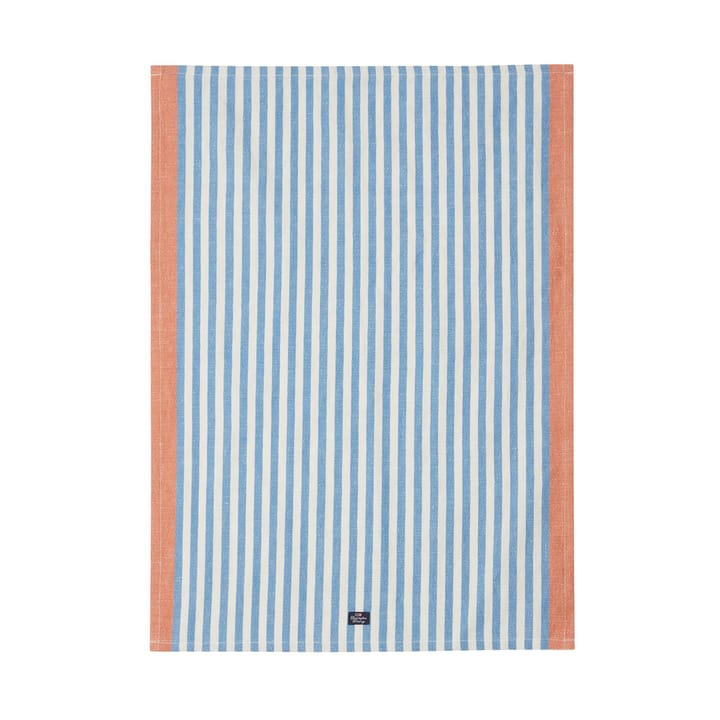 Striped Cotton Linen viskestykke 50x70 cm, Blue Lexington