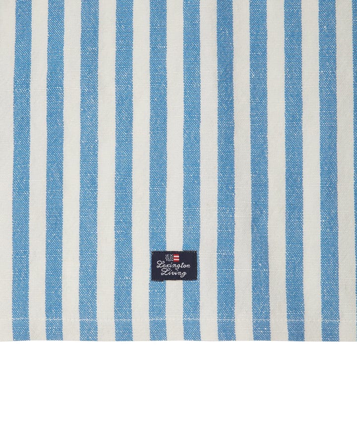 Striped Cotton Linen viskestykke 50x70 cm, Blue Lexington