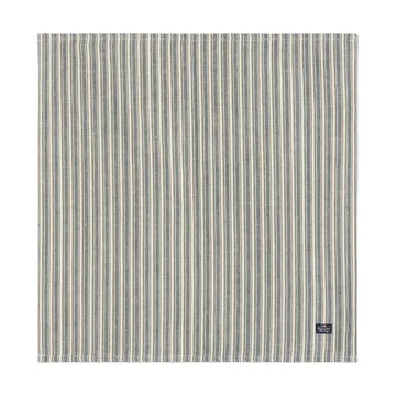 Striped linnedservietter - Green-light beige, 50x50 cm - Lexington